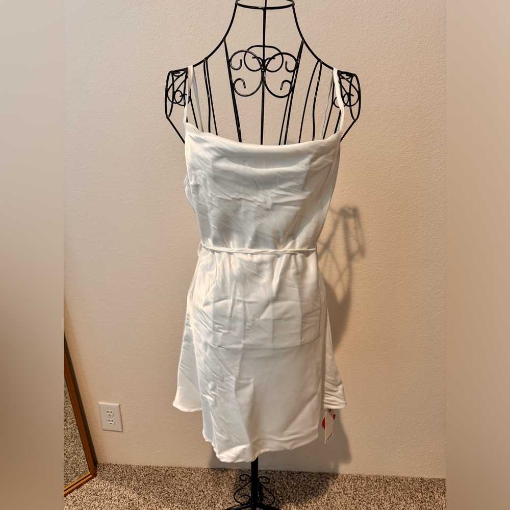 White Silk Dres